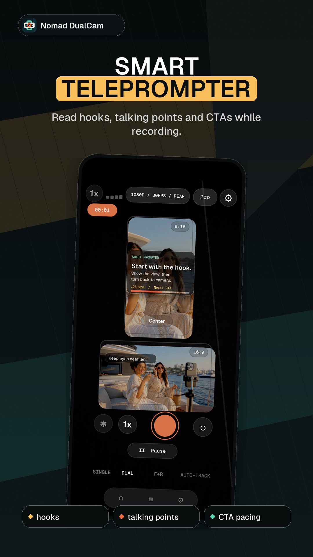 Nomad Camera — Smart teleprompter